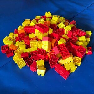 Megablocks red and yellow collection